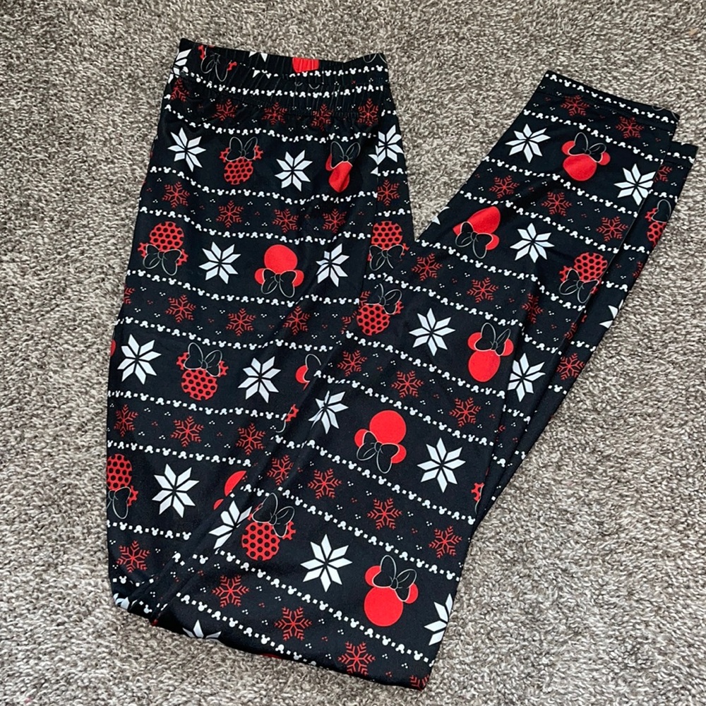 Minnie Mouse Holiday Leggings